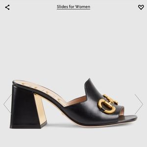 Gucci  WOMEN'S SLIDE SANDAL WITH HORSEBIT